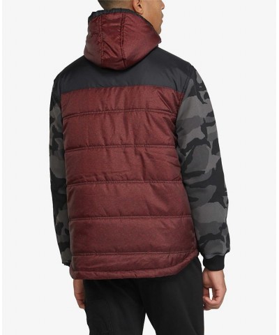 Men's Top Heavy Hybrid Jacket Red $40.18 Jackets