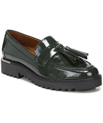 Carolynn Lug Sole Loafers Silver $45.89 Shoes