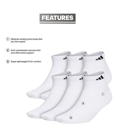 Men's 6-Pk. Superlite II Low-Cut Socks White $9.90 Socks