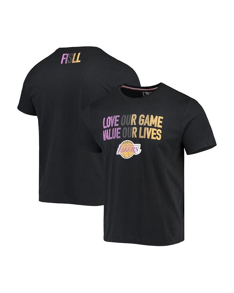 Men's Black Los Angeles Lakers Social Justice Team T-shirt $14.76 T-Shirts