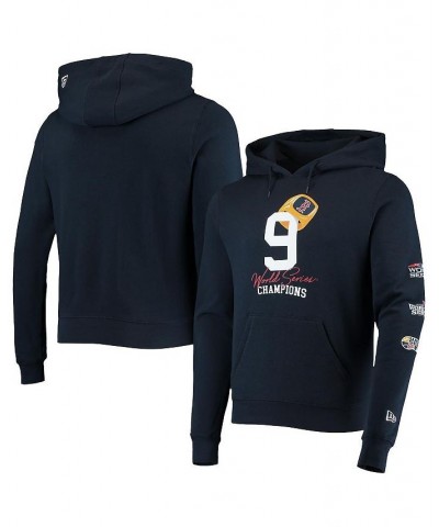 Men's Navy Boston Red Sox Count The Rings Pullover Hoodie $45.89 Sweatshirt