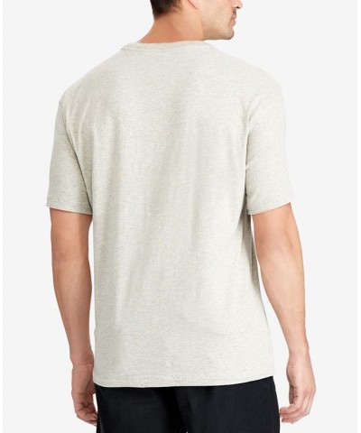 Men's Big & Tall Crew-Neck Pocket T-Shirt Gray $31.20 T-Shirts