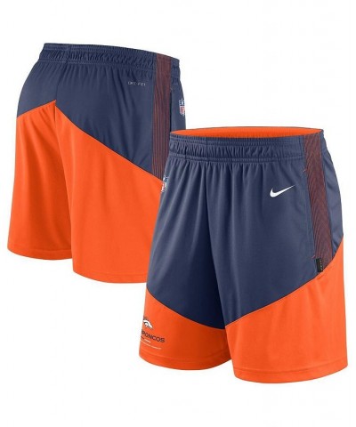 Men's Navy, Orange Denver Broncos Primary Lockup Performance Shorts $31.50 Shorts