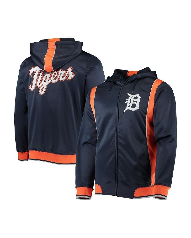 Men's Navy, Orange Detroit Tigers Team Full-Zip Hoodie $32.39 Sweatshirt