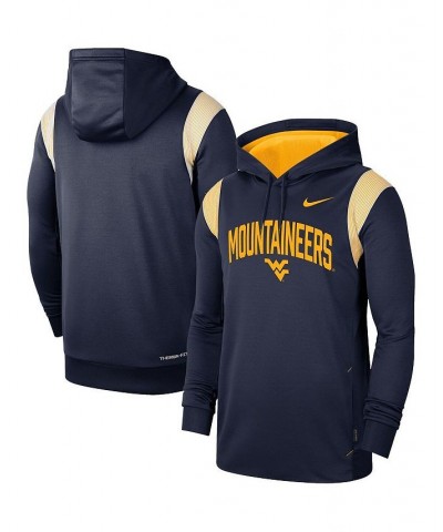 Men's Navy West Virginia Mountaineers 2022 Game Day Sideline Performance Pullover Hoodie $45.60 Sweatshirt