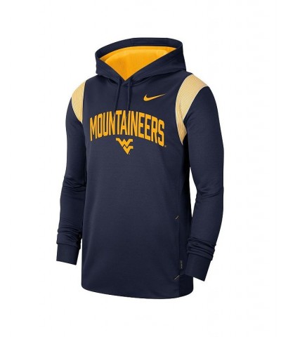 Men's Navy West Virginia Mountaineers 2022 Game Day Sideline Performance Pullover Hoodie $45.60 Sweatshirt