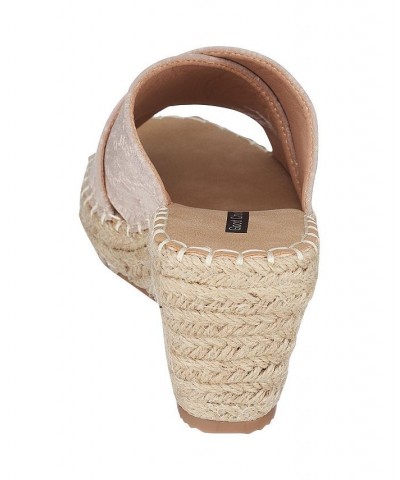 Women's Darline Espadrille Wedge Sandals Tan/Beige $39.20 Shoes