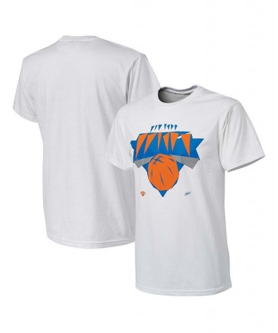 Men's NBA x Naturel White New York Knicks No Caller ID T-shirt $21.15 T-Shirts