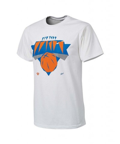 Men's NBA x Naturel White New York Knicks No Caller ID T-shirt $21.15 T-Shirts