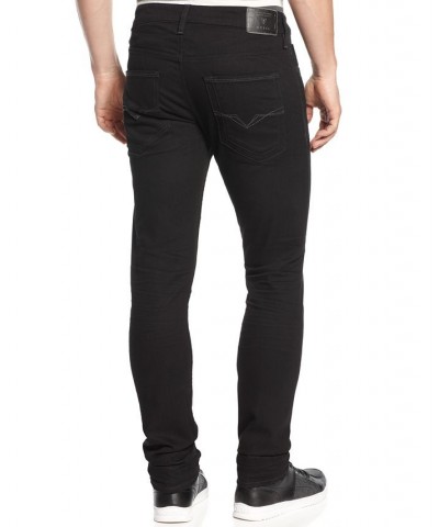 Men's Jailbreak-Wash Skinny Fit Stretch Jeans Black $52.47 Jeans