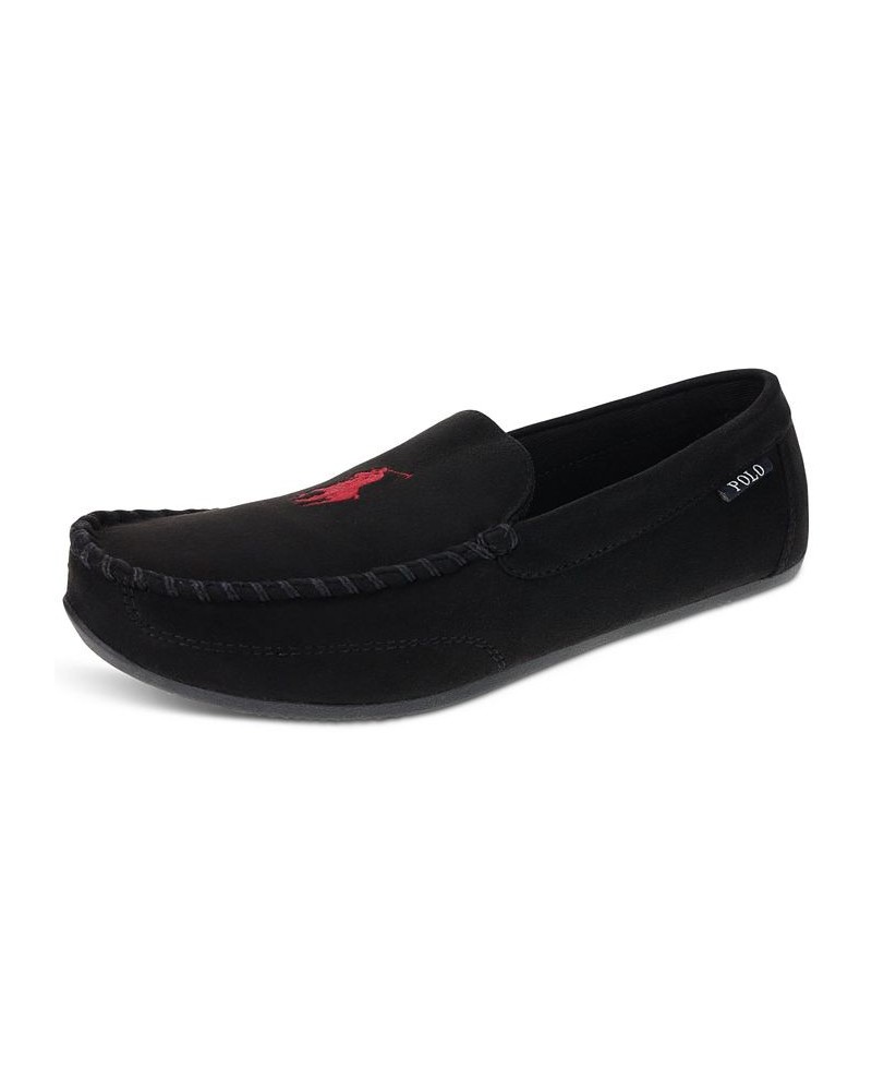 Men's Declan Plaid Slippers Black $30.10 Shoes