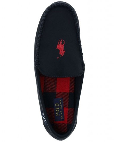 Men's Declan Plaid Slippers Black $30.10 Shoes