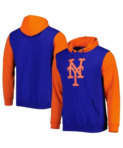 Men's Royal, Orange New York Mets Team Pullover Hoodie $38.25 Sweatshirt