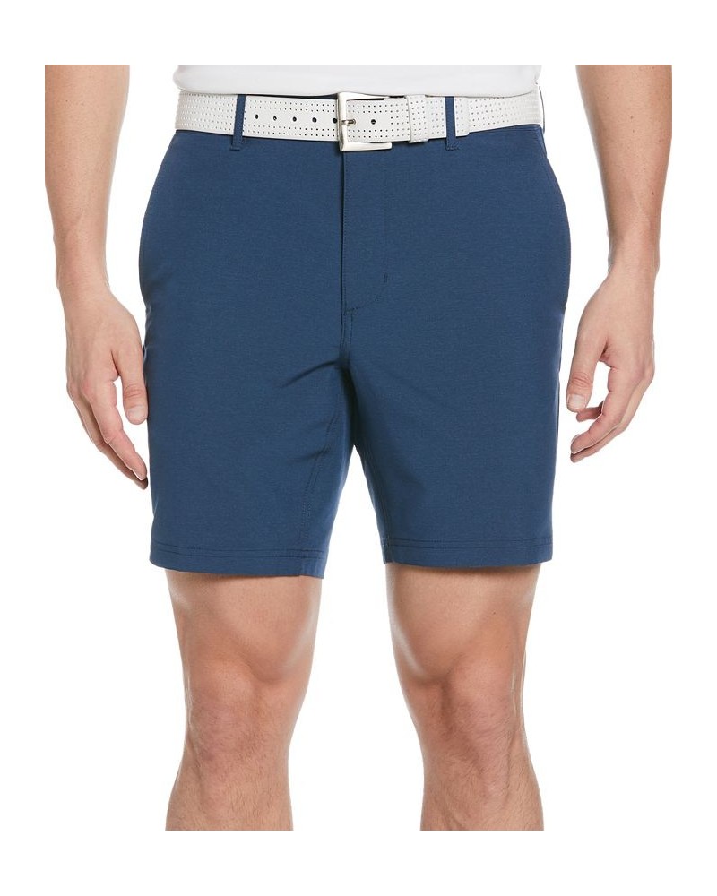 Men's Flat Front Cross Over 8" Golf Shorts Insignia Blue $20.46 Shorts