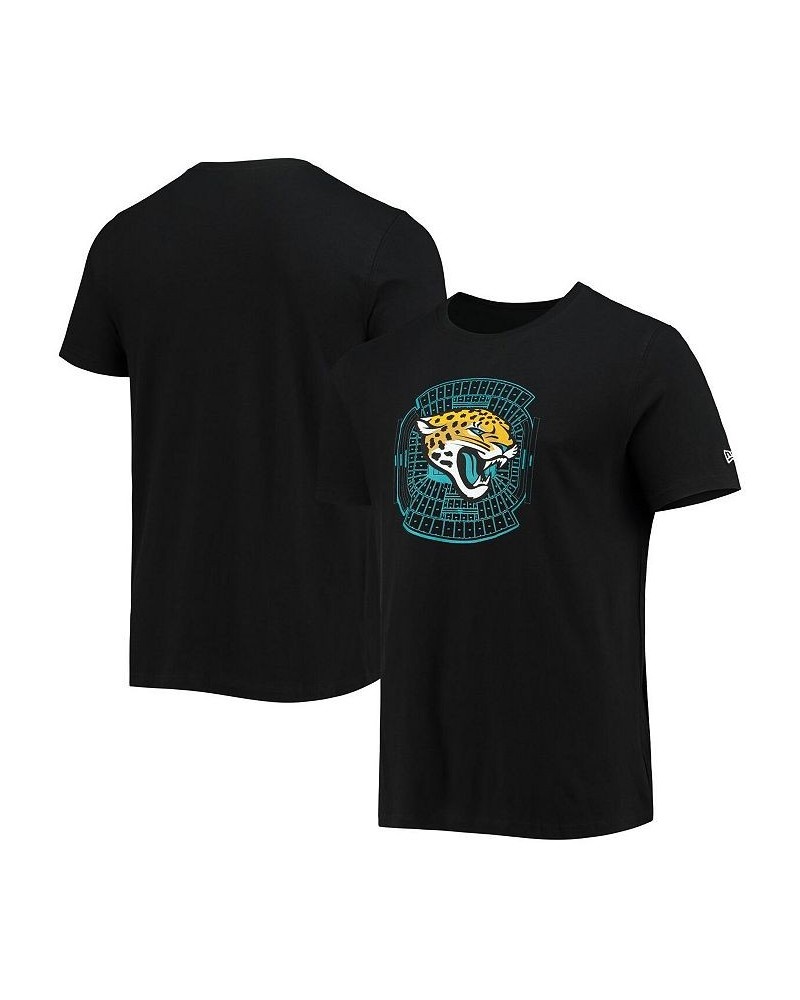 Men's Black Jacksonville Jaguars Stadium T-shirt $17.76 T-Shirts