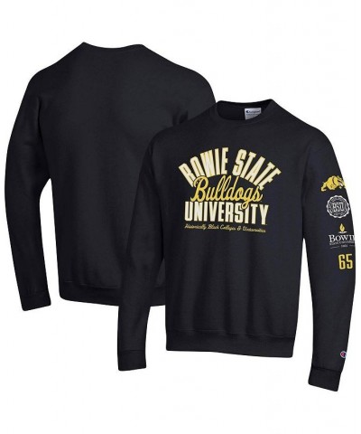 Men's Black Bowie State Bulldogs 2-Hit Power blend Pullover Sweatshirt $35.09 Sweatshirt