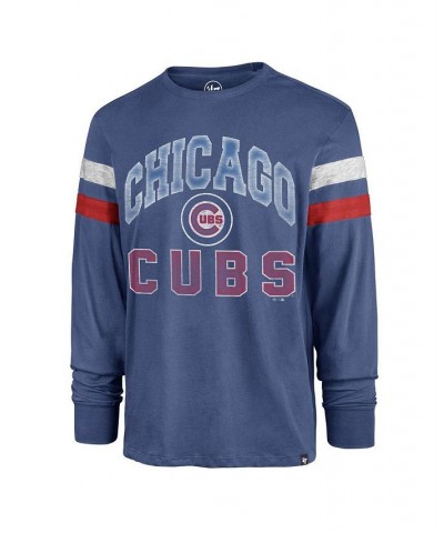 Men's Royal Chicago Cubs Irving Long Sleeve T-shirt $27.00 T-Shirts