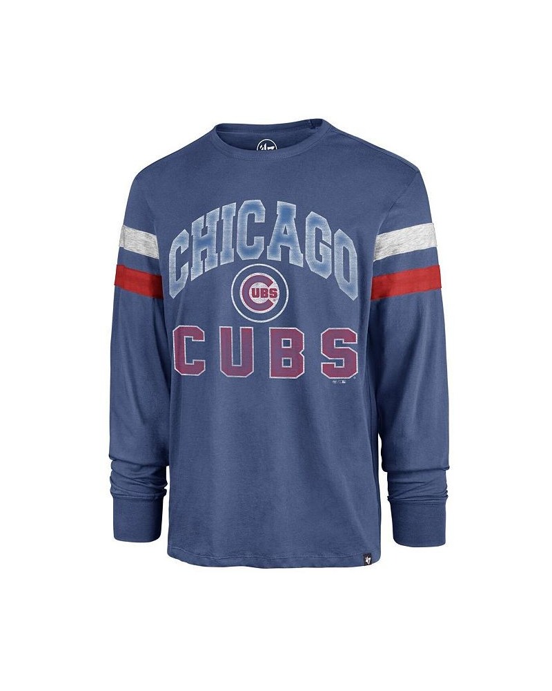 Men's Royal Chicago Cubs Irving Long Sleeve T-shirt $27.00 T-Shirts