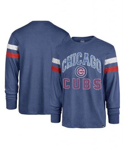 Men's Royal Chicago Cubs Irving Long Sleeve T-shirt $27.00 T-Shirts