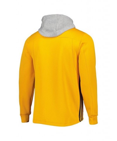 Men's Gold Nashville Predators Skate Lace Primeblue Team Pullover Hoodie $38.25 Sweatshirt