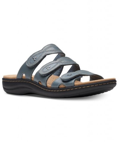 Women's Laurieann Ayla Slip-On Strappy Sandals Gray $41.60 Shoes