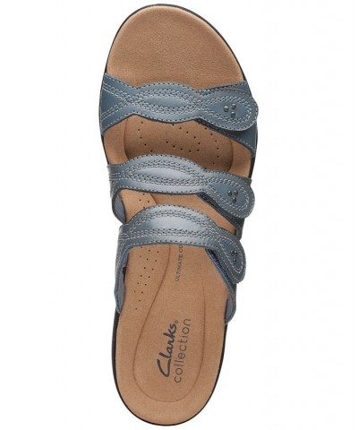 Women's Laurieann Ayla Slip-On Strappy Sandals Gray $41.60 Shoes