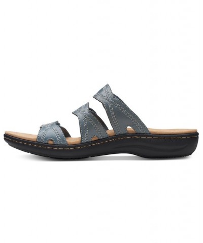 Women's Laurieann Ayla Slip-On Strappy Sandals Gray $41.60 Shoes