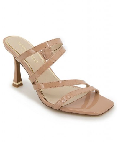 Women's Blanche Barely There Strappy Dress Sandals Tan/Beige $55.47 Shoes