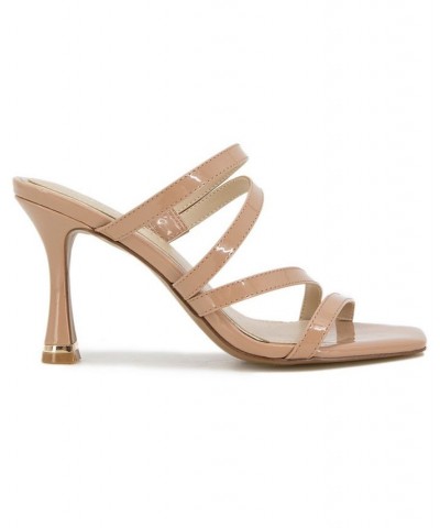 Women's Blanche Barely There Strappy Dress Sandals Tan/Beige $55.47 Shoes