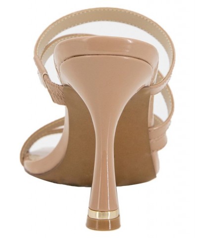 Women's Blanche Barely There Strappy Dress Sandals Tan/Beige $55.47 Shoes