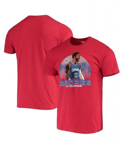 Men's Paul George Red La Clippers Player Graphic T-shirt $21.82 T-Shirts