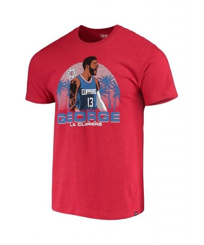 Men's Paul George Red La Clippers Player Graphic T-shirt $21.82 T-Shirts