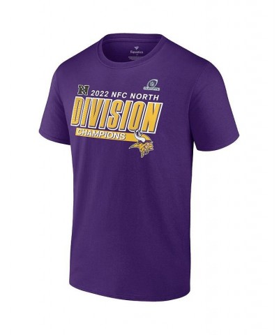 Men's Branded Purple Minnesota Vikings 2022 NFC North Division Champions Big and Tall Divide and Conquer T-shirt $25.00 T-Shirts