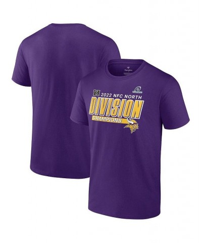 Men's Branded Purple Minnesota Vikings 2022 NFC North Division Champions Big and Tall Divide and Conquer T-shirt $25.00 T-Shirts