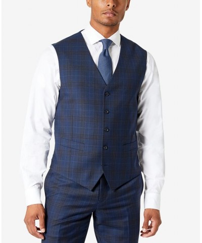 Men's Slim-Fit Vested Wool Suit Multi $73.80 Suits