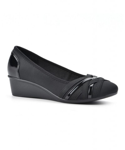 Women's Bowie Wedge Shoe Black $38.71 Shoes