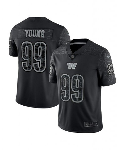 Men's Chase Young Black Washington Commanders RFLCTV Limited Jersey $62.16 Jersey