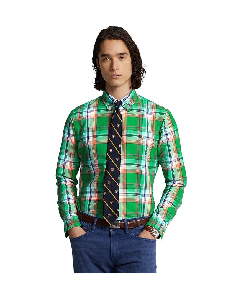 Men's Classic-Fit Performance Oxford Shirt PD02 $48.84 Shirts