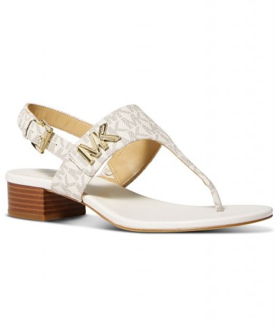 Women's Jilly T-Strap Dress Sandals White $43.60 Shoes