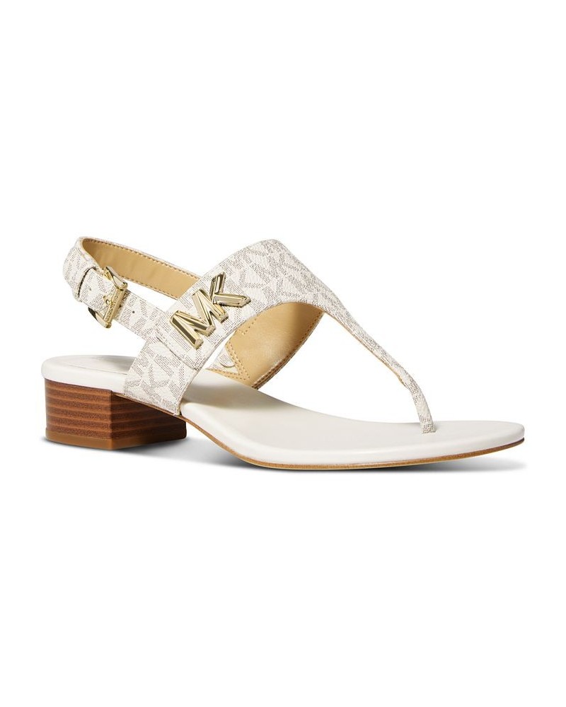 Women's Jilly T-Strap Dress Sandals White $43.60 Shoes