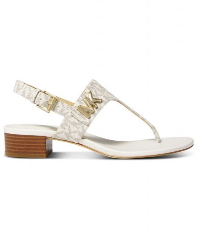 Women's Jilly T-Strap Dress Sandals White $43.60 Shoes