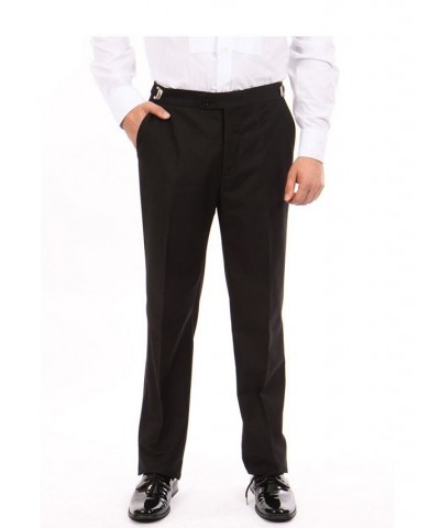 Men's Skinny Modern Fit Tuxedo Dress Pants Black $39.69 Pants