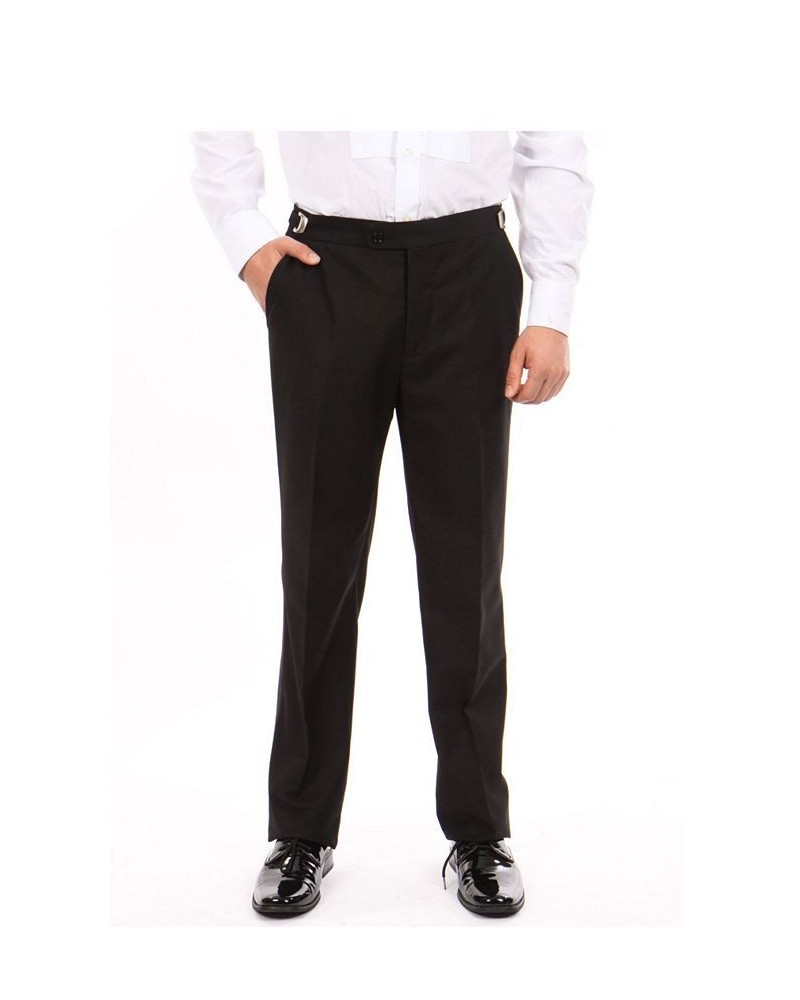 Men's Skinny Modern Fit Tuxedo Dress Pants Black $39.69 Pants