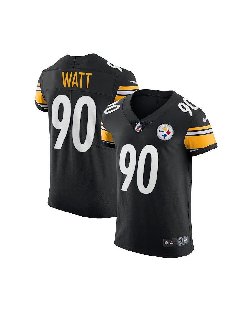 Men's T.J. Watt Black Pittsburgh Steelers Vapor Elite Player Jersey $148.35 Jersey