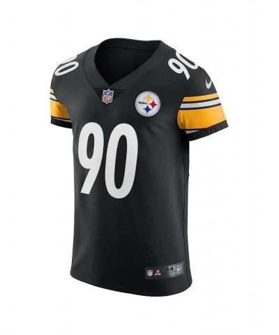 Men's T.J. Watt Black Pittsburgh Steelers Vapor Elite Player Jersey $148.35 Jersey