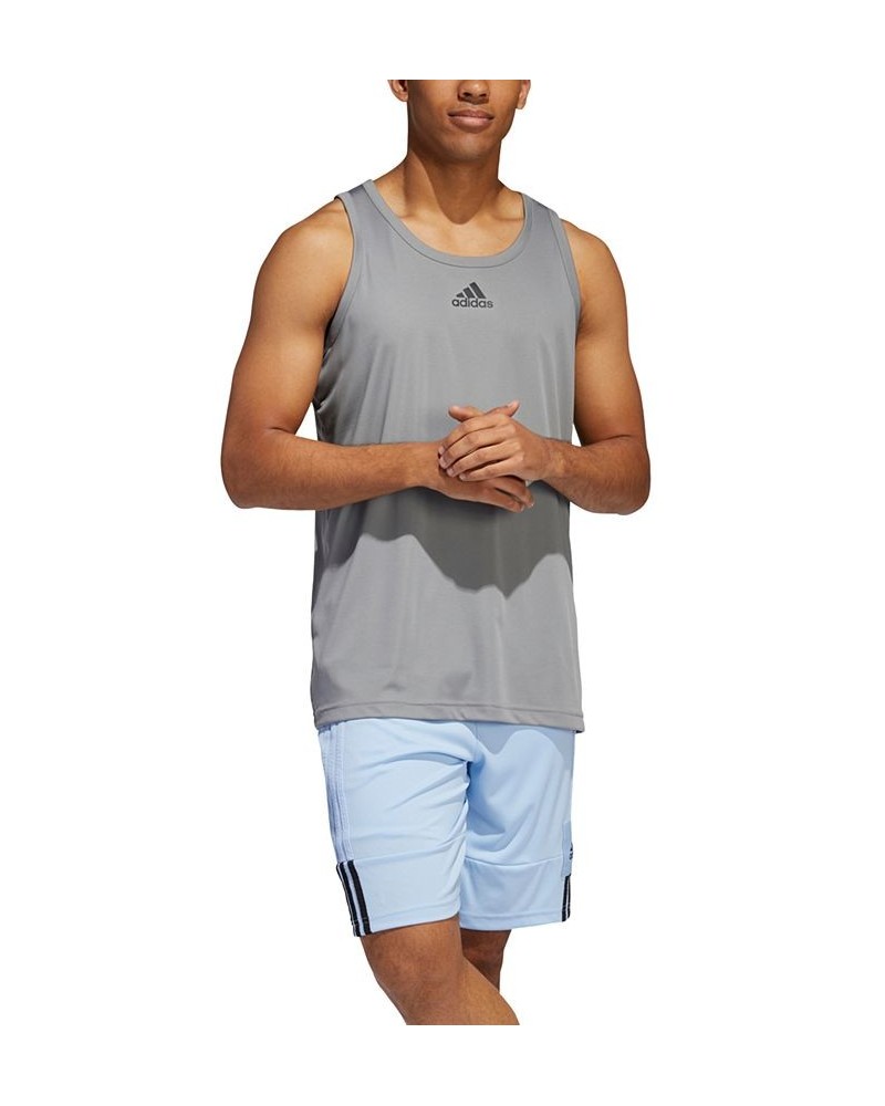 Men's 3G Basketball Tank Top Gray $18.90 T-Shirts