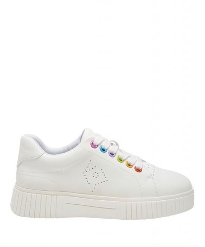 Women's The Skatter Classic Lace-Up Sneakers White $53.46 Shoes