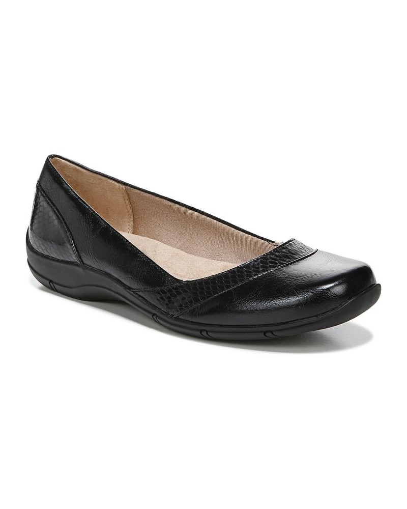 Deja Vu Ballerina Flats Black $37.50 Shoes