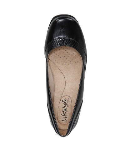 Deja Vu Ballerina Flats Black $37.50 Shoes