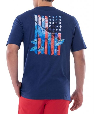 Mens SS PKT COTTON TEE Blue $16.72 T-Shirts